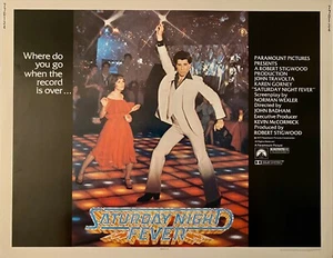 SATURDAY NIGHT FEVER original HALF SHEET 22X28 -JOHN TRAVOLTA poster 22" X 28" - Picture 1 of 1