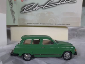 1978 SAAB 95GL ESTATE 1/43 WHITE METAL CAR MODEL JADE GREEN - ROB EDDIE BROOKLIN - Picture 1 of 9