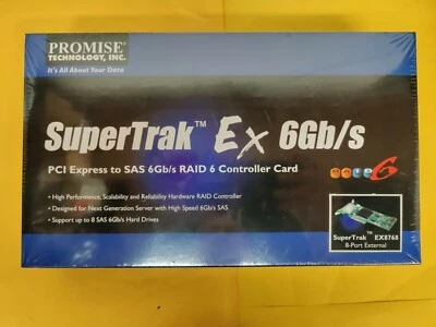 Promise Technology SuperTrak EX8768 SAS SATA 6Gb/s 8-Port PCI-E RAID 6 Controlle - Image 1 of 4