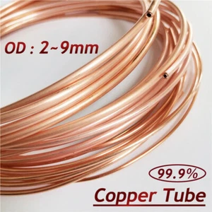Copper Refrigeration Tubing Pipe Tube Coil Microbore (Gas, Water, DIY, Plumbing) - Picture 1 of 52