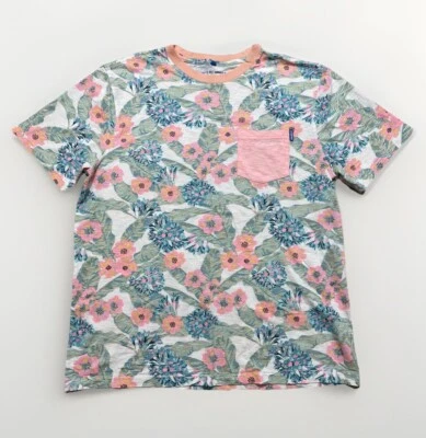 Chubbies Shirt Men XXL 2XL Blue Pink Floral Polyester Pullover Crewneck - Image 1 of 4