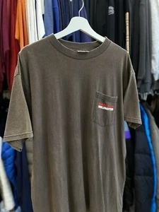 Vintage 90’s Marlboro Unlimited T-Shirt Mens XL Lizard Gecko Pocket Faded Black - Picture 1 of 8