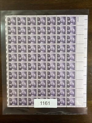 1161 US Mint Sheet, 4 Cent Robert A. Taft, Senator, Mint NH - Image 1 of 3