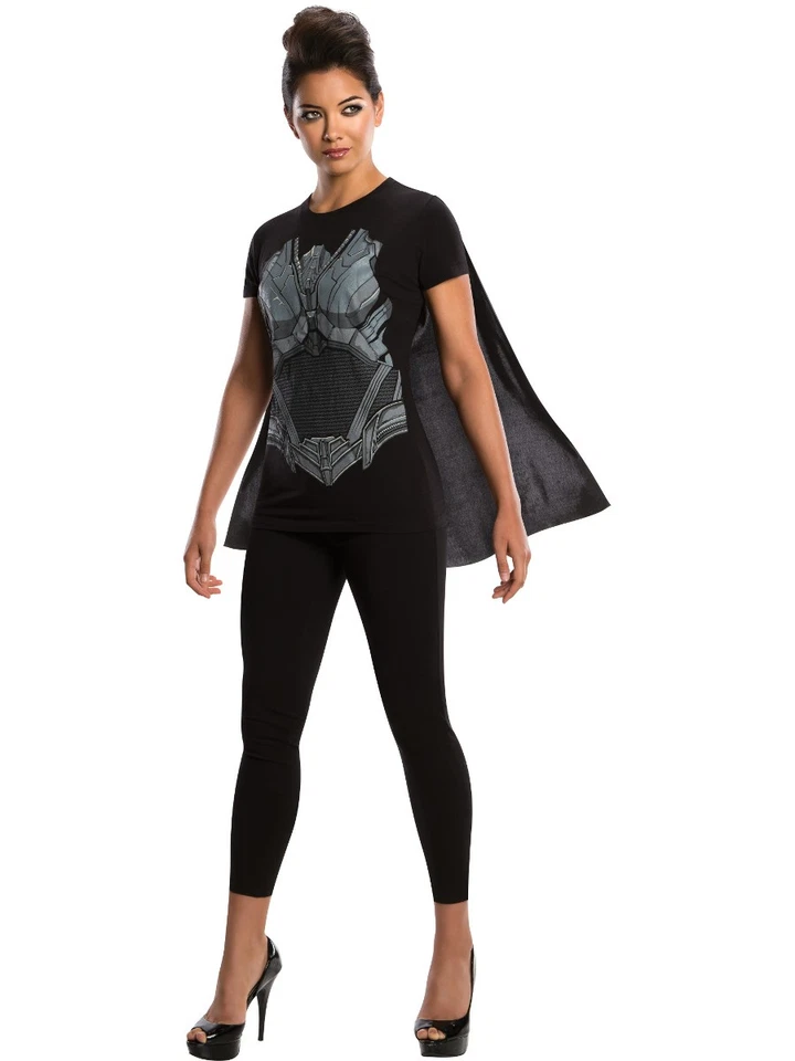 Adult Womens Superman Man of Steel Faora T-Shirt Costume Top Medium 6-8 - Image 1 of 1