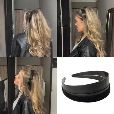Stylish Nylon Hair Hoop Bump It Up Hairband Headwear Discreetly Lift Flat Roots - image 1 of 4