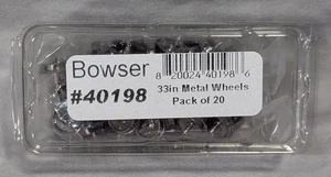 New Bowser 40198 HO Scale, 33'' Metal Wheels (Pack of 20) - Picture 1 of 2