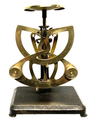 Ancien PESE LETTRES " COLUMBUS " BILATERAL peson balance - Photo 1/4