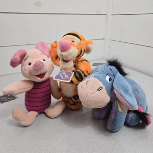 1994 Mattel Walt Disney's Winnie The Pooh Tiger Piglet Eeyore Plush Stuffed - Picture 1 of 16