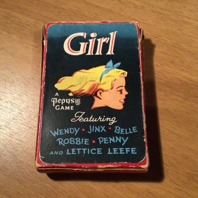 Vintage "Girl" Pepys card game. 1955. - Image 1 of 4