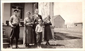 RPPC People at Grantsville, Maryland cartolina d'epoca JC3 - Foto 1 di 2