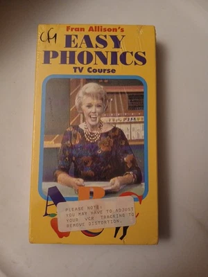 Fran Allison's Easy Phonics TV Course VHS  NEW SEALED  - Image 1 of 3