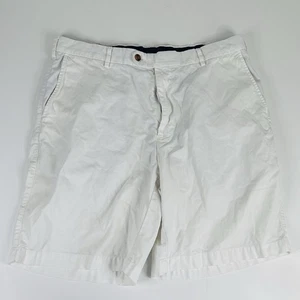 Pantalones Cortos de Golf Peter Millar 36 x 8.5 Blancos Frente Plano Algodón Pima Informales Atléticos - Imagen 1 de 3
