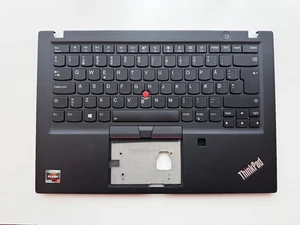 Lenovo ThinkPad T495s Handauflage mit Nordic QWERTZ Layout Tastatur AM1CL00200 - Bild 1 von 2