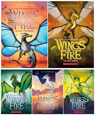 Wings of Fire Series 5 Books Set Book #11 - Book #15 PAPERBACK by Tui T. - Image 1 of 4
