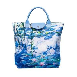 Signare Tapestry Monet Water Lilies Foldaway Art Shopping Bag Foldable Reusable - Picture 1 of 6