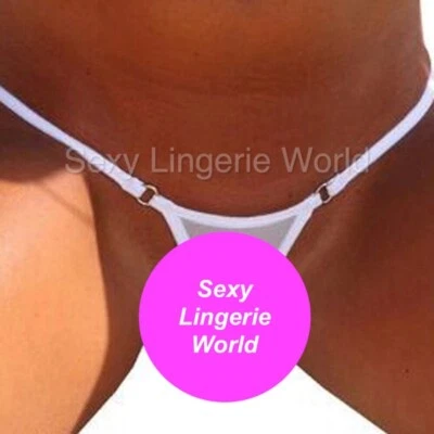 Kinky Stringtanga Ohne Schritt Sexy Unterwäsche Spitze Dessous - Bild 1 von 4