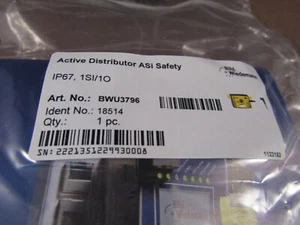 Bihl+Wiedemann BWU3796 Active Distributor AS-i, IP67, 1SI/1O - Foto 1 di 2