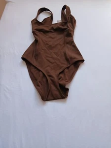 Skims Sculpting Swim Tank One Piece Womens 2XS Cocoa Stretch OP-BRF-2758 G69-52 - Picture 1 of 3