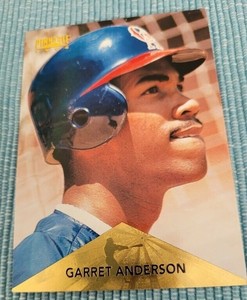 1996 PINNACLE GARRET ANDERSON CARD #5