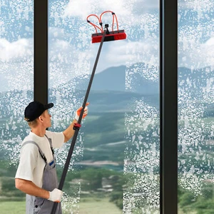 180 ° Window Squeegees Cleaning Kit Extension Pole Telescopic Washing Equipment - Picture 1 of 46