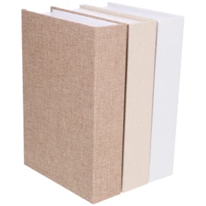3 Pcs Imitation Book Decoration Decorative Boxes for Storage Office - Picture 1 of 12