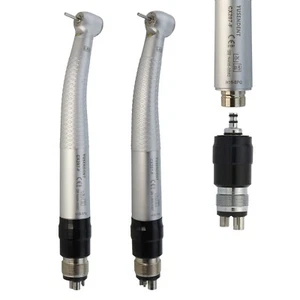 COXO CX207-F Turbina Dental Pieza de Mano LED 4 Agujeros NSK QD-J Acoplamiento Alta Velocidad - Imagen 1 de 88