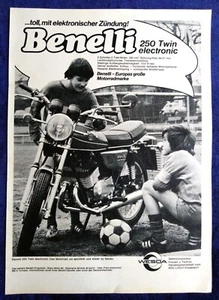 Benelli 250 Twin electronic, originale Werbung aus 1974 - Picture 1 of 1