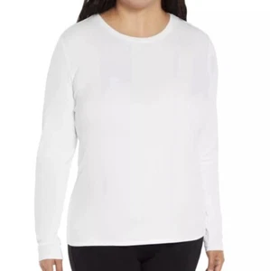 Neu Banana Republic Damen Langarm klassisches T-Shirt Große L (12-14) weiß - Bild 1 von 1