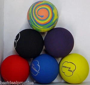 GENUINE SKY BOUNCE HAND BALL RACKET BALL RACQUETBALL (LOT OF 6 Assorted ) USA - Picture 1 of 1