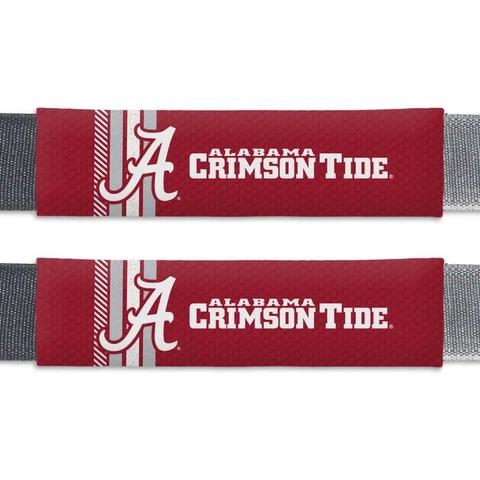 Alabama Crimson Tide Rally Design Seat Belt Pads 2 Pack [NEW] Seatbelt Shoulder Cover