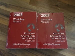 2003 FORD TRUCK F250 F350 F450 F550 SUPER DUTY Shop Service Repair Manual Set - Picture 1 of 4