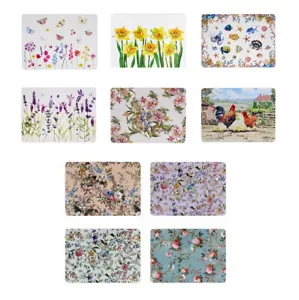 4er Set Tischsets Lavendel Hahn Henne Schmetterling Sealife Narzisse Esstisch - Bild 1 von 38