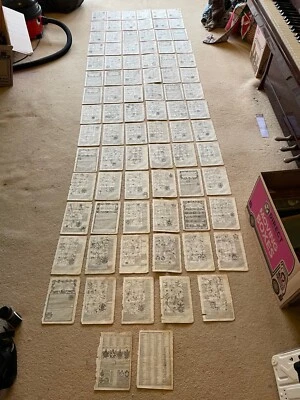 Bowen (E & O J); Aproximadamente 80 mapas de carreteras, C 1720 en adelante Foto 1 de 4