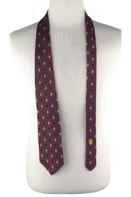 Gravata preta e vermelha masculina Trussardi - Imagem 1 de 3