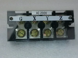 TEL Tokyo Electron Gas Box Terminal Block 4-Position, Used - Picture 1 of 2