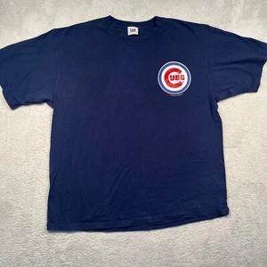 Y2K Lee Sport Chicago Cubs T-Shirt MLB Baseball Grafik Tee Herren XL - Bild 1 von 5