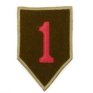 U.S. WWI 1st Infantry Division Shoulder Patch - The Big Red One - Picture 1 of 3