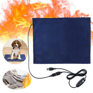 Pet Cat Dog Puppy Waterproof Electric Heating Pad Heater Warmer Mat Bed Blanket