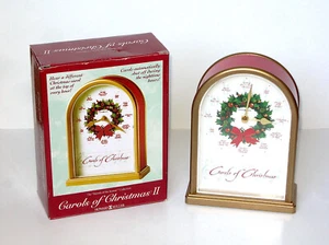 Reloj Howard Miller Sounds of the Season Villancicos de Navidad II 1999 De Colección 645-424 - Imagen 1 de 8