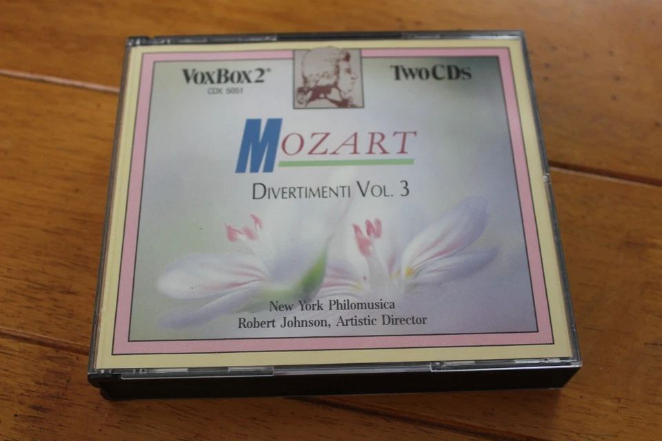 ROBERT JOHNSON - MOZART DIVERTIMENTI VOL 3 (2 CD SET, VOX BOX) - Image 1 of 4