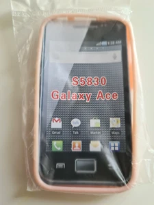 Samsung Galaxy Ace S5830 Pink Silikon Hülle - Bild 1 von 2