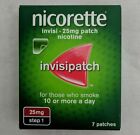 NICORETTE INVISI 10mg / 15mg / 25mg Patches X 7 (Choose Strength)