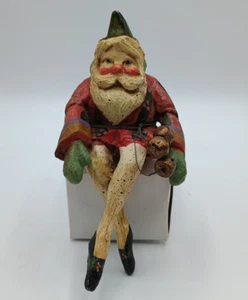 Vintage House of Hatten Santa Elve Glocken Weihnachtsschmuck Regal Sitter 1989 - Bild 1 von 11