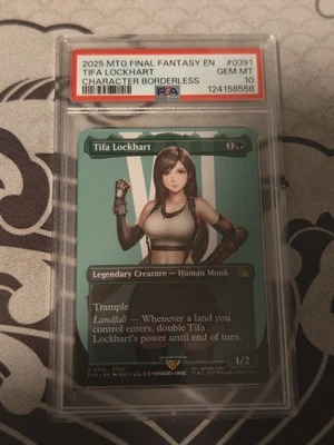 Tifa Lockhart Final Fantasy Magic the Gathering Borderless Non-Foil Psa 10 - Image 1 of 2