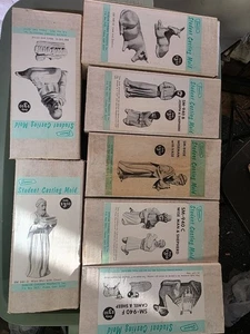 Christmas Nativity Vintage Set 7 1960's Duncan Student Casting Molds  - Picture 1 of 5