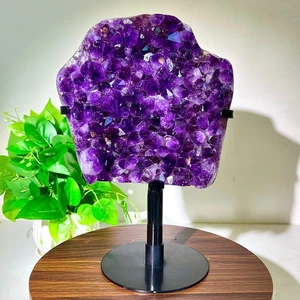 7.93LB Natural top-grade amethyst block, quartz crystal cluster, spiritual heal - Picture 1 of 15