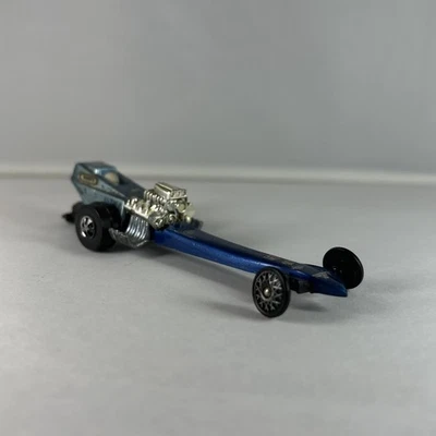 Hot Wheels Blue Rail Fuel Dragster Wynn’s 1971 Blackwall Redline - Image 1 of 4