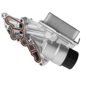 Engine Oil Filter Housing w/ Oil Cooler For Mercedes Benz CL550 CLK550 E550 - Picture 1 of 17