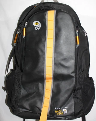 Mountain Hardwear Defender Waterproof Backpack Black & Orange - Image 1 of 3