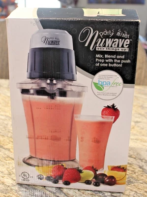 Mezclador de fiesta NuWave negro 6 tazas mezcla preparación modelo 22191 NUEVO Foto 1 de 4